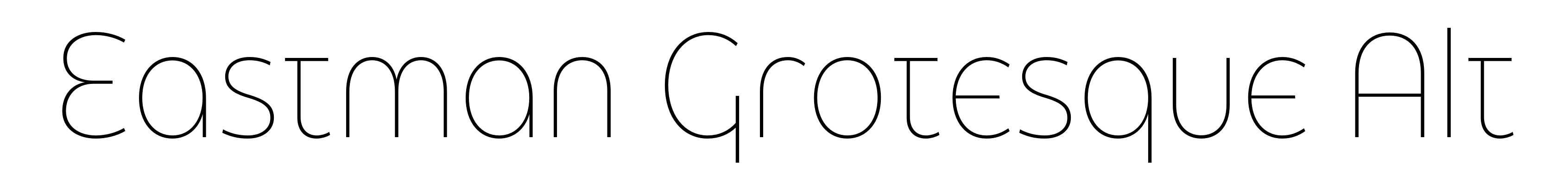 Eastman Grotesque Alt